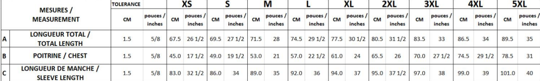 Chandail à manches longues unisexe