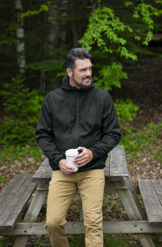 Manteau coupe-vent à capuche – Unisexe