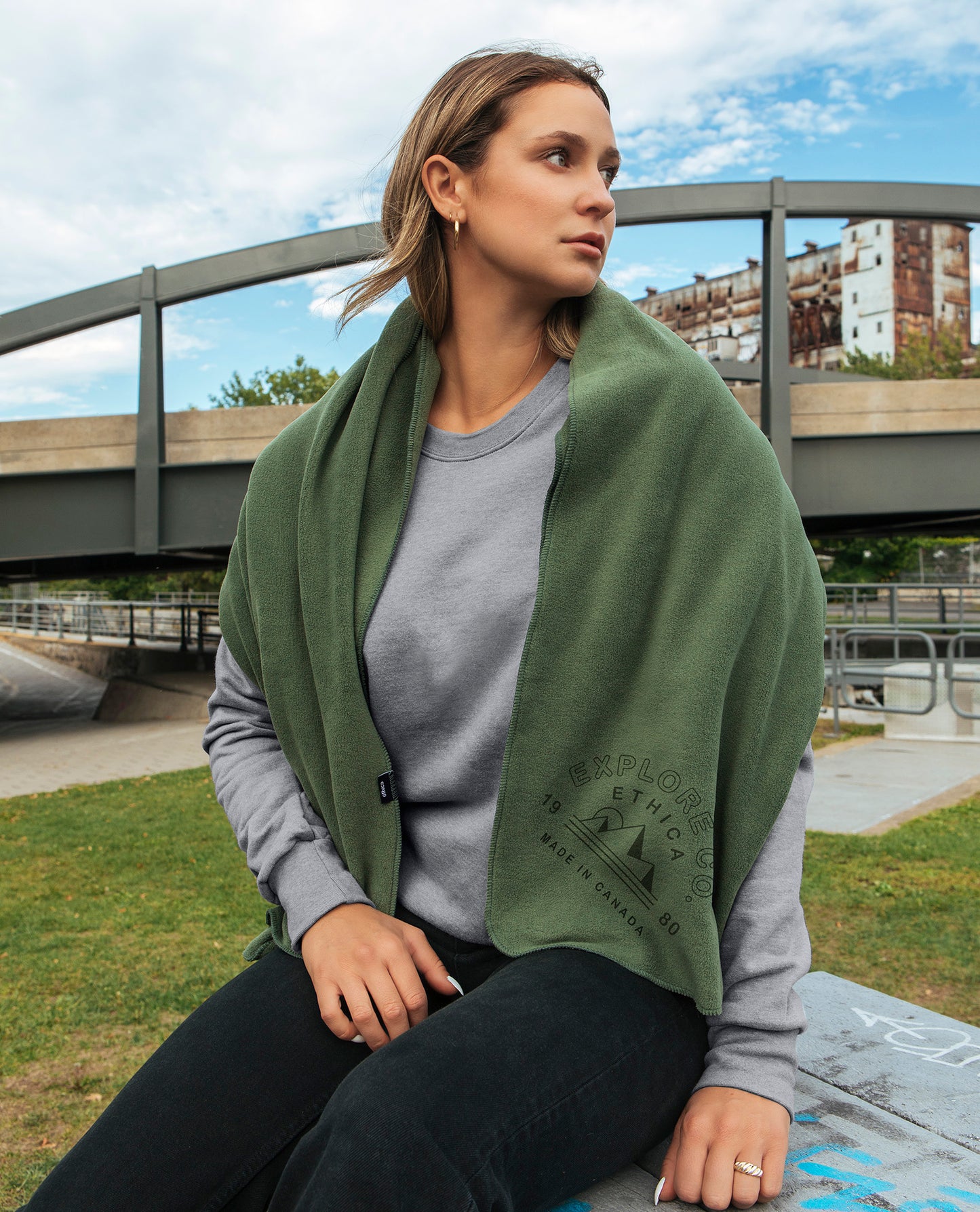 Couverture en laine polaire