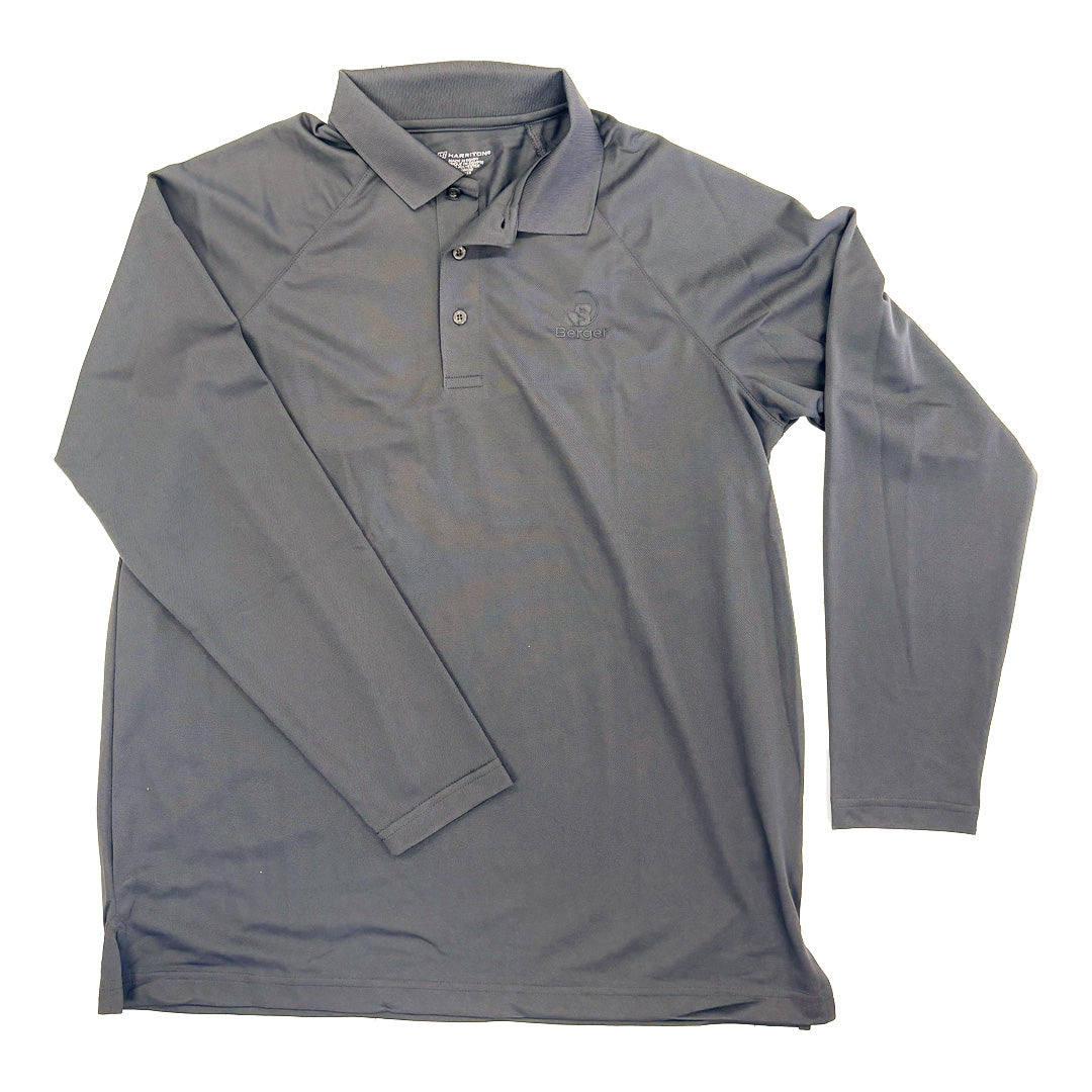 Polo à manches longues Harriton pour homme
