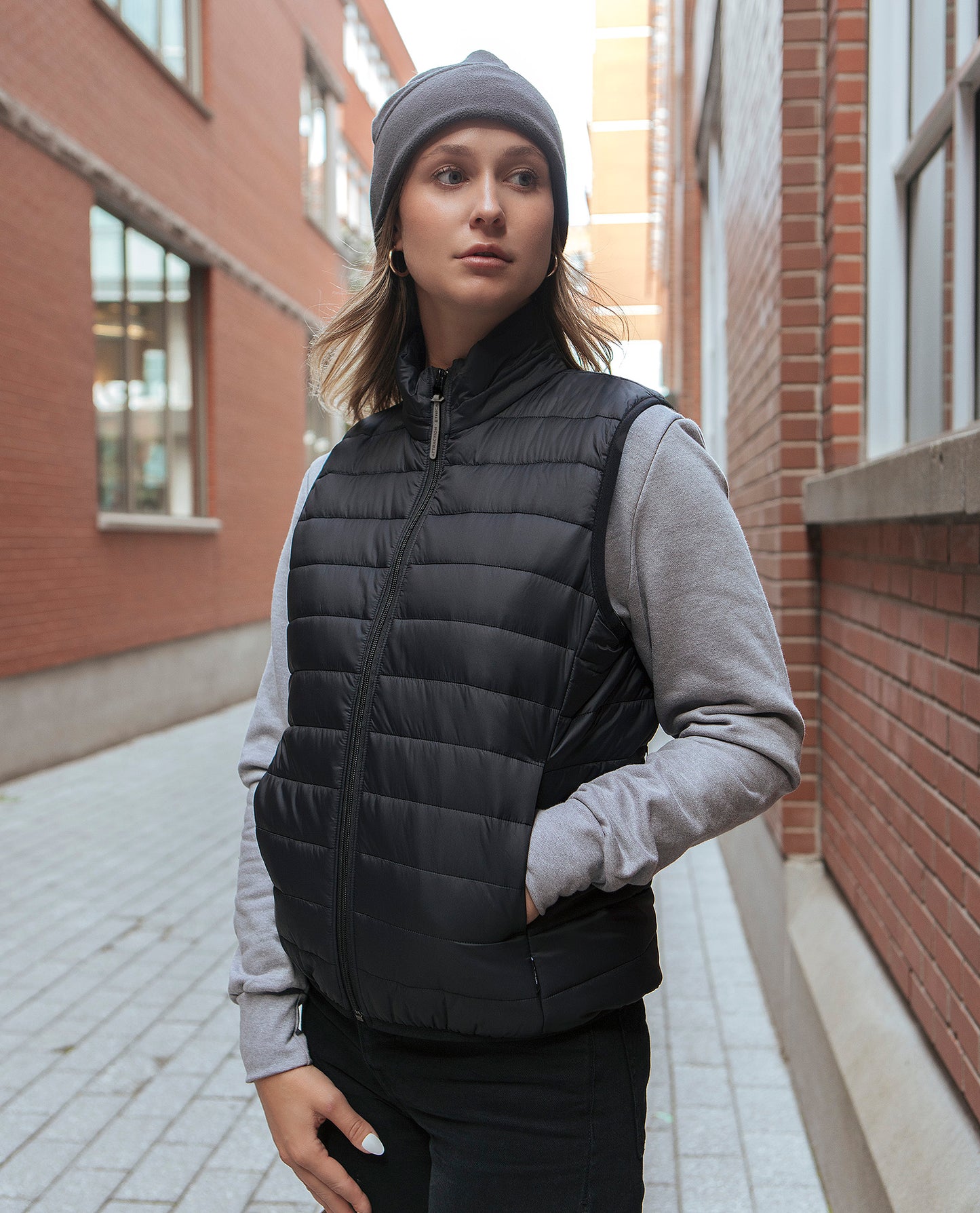 Veste matelassée sans manche – Femme