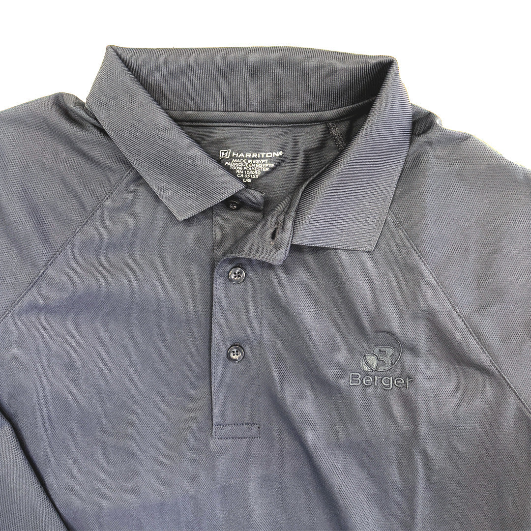 Polo de manga larga Harriton para hombre 